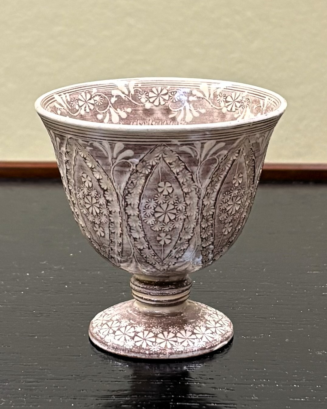 高杯　紫三島　森里陶楽