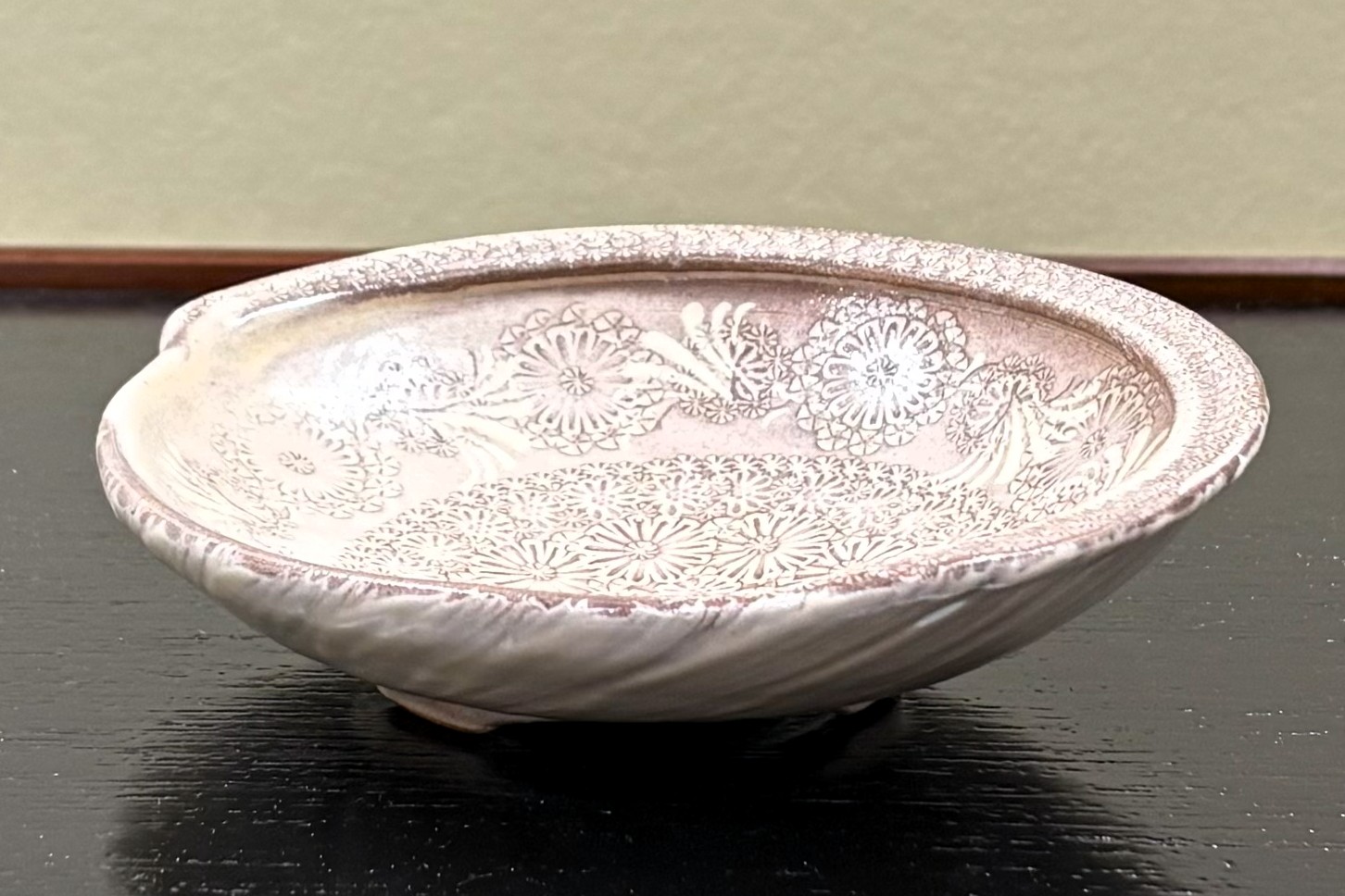 向付　紫三島　鮑　森里陶楽