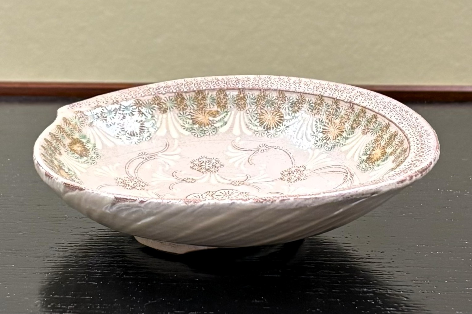 向付　紫翠紋　鮑　森里陶楽