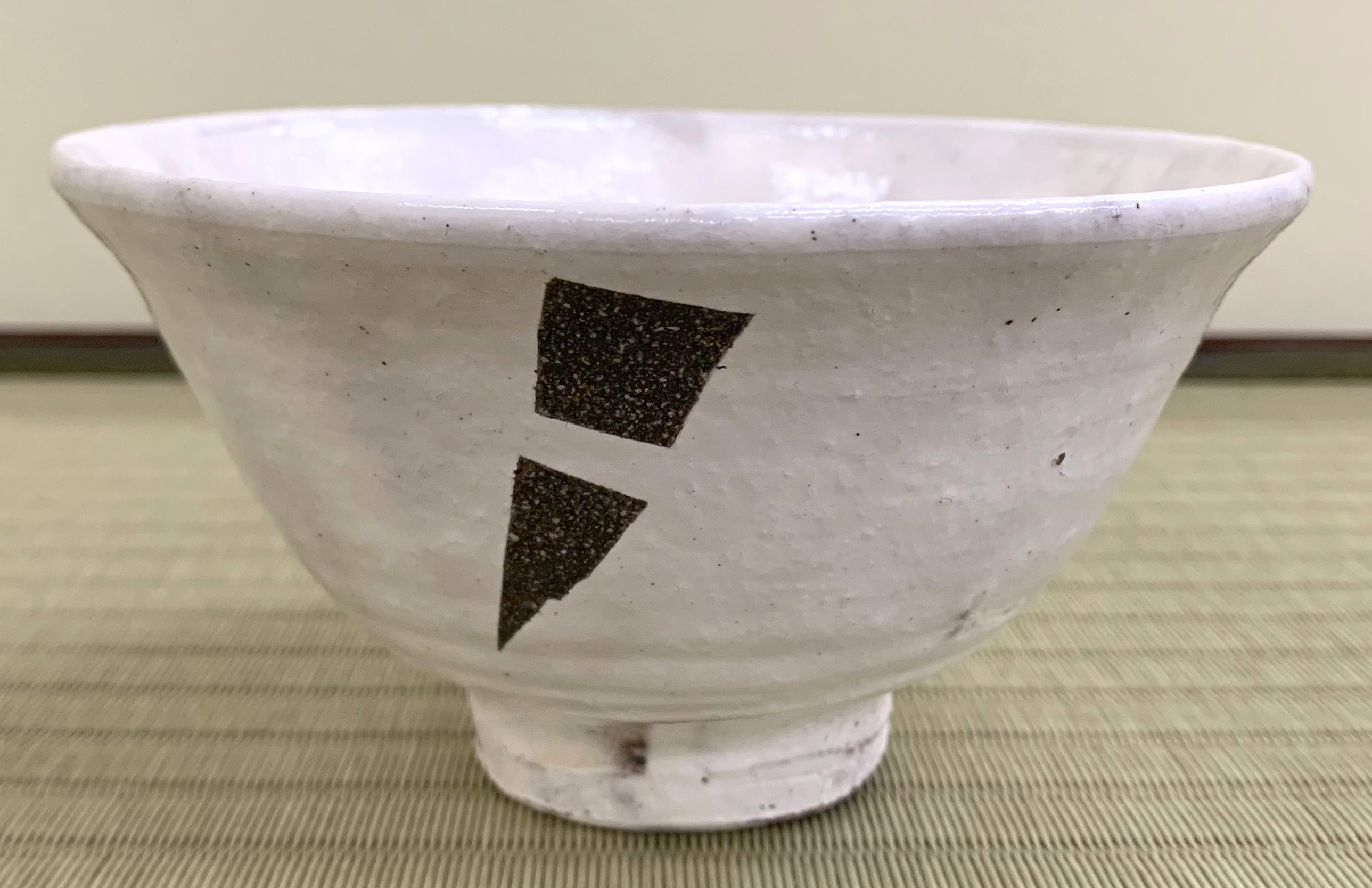 茶碗　粉引写　丸子窯